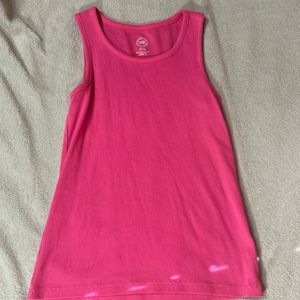 pink tank, brand: wonder nation, size: 14-16